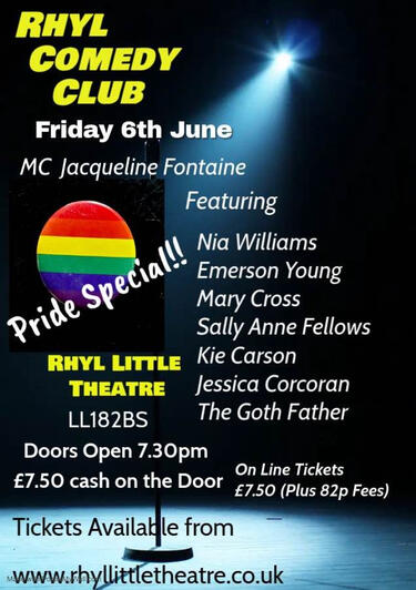 Rhyl Comedy Club June 2025